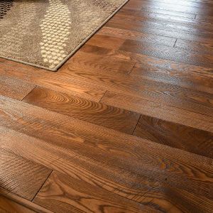 Wire Brushed Ash Floor